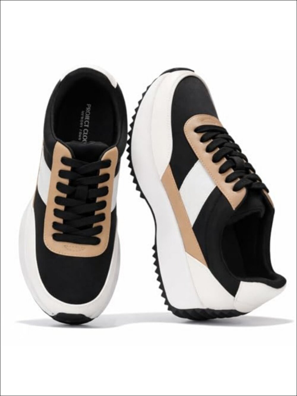 Women's Memory Foam Sneakers Lightweight Lace-Up Athletic Shoes